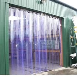 Standard Transparent PVC Strip Curtains, Thickness: 20mm