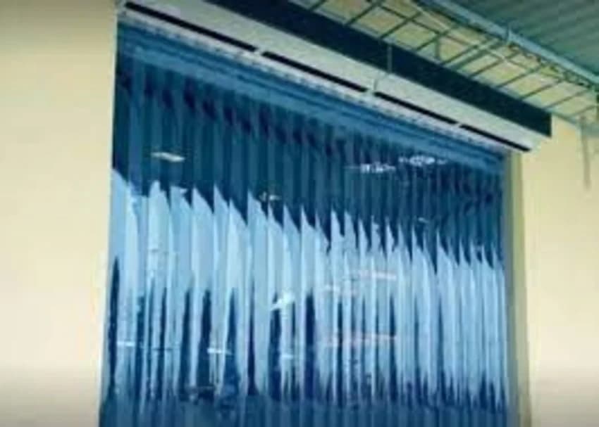 2 mm PVC Flexible Strip Curtain, Pattern: Transparent