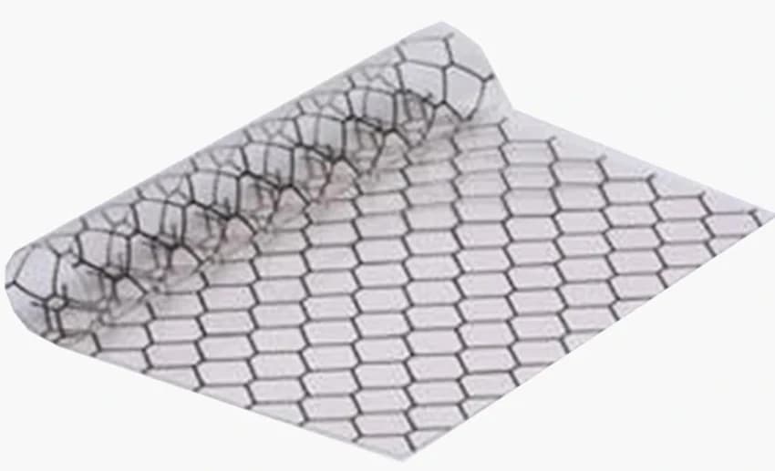 Transparent Esd Grid Curtain, Thickness: 0.25mm, Size: 1.37m X 30m