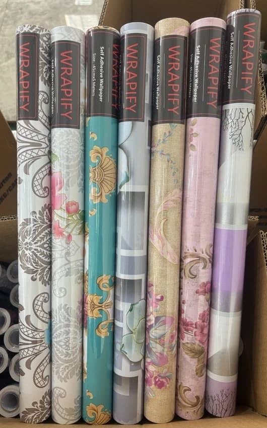 Self Adhesive Wallpaper, Material: PVC