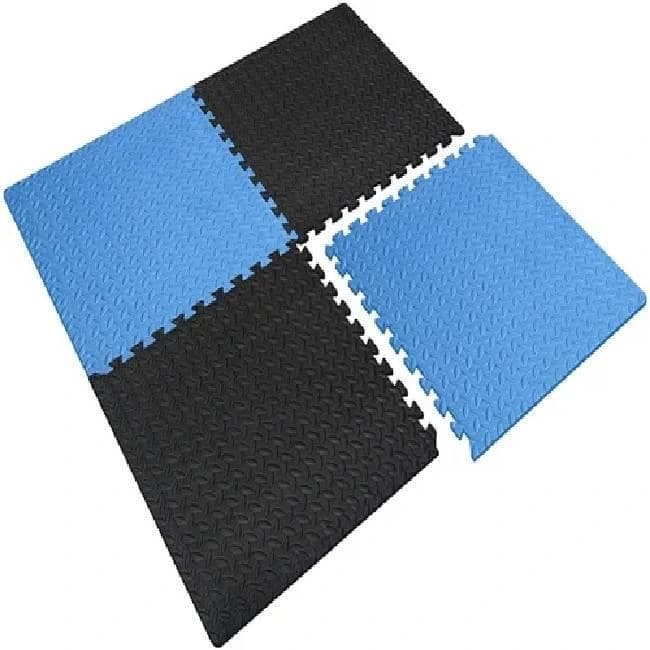 Blue Puzzle Rubber Floor Mats, For Industrial, Packaging Type: Box