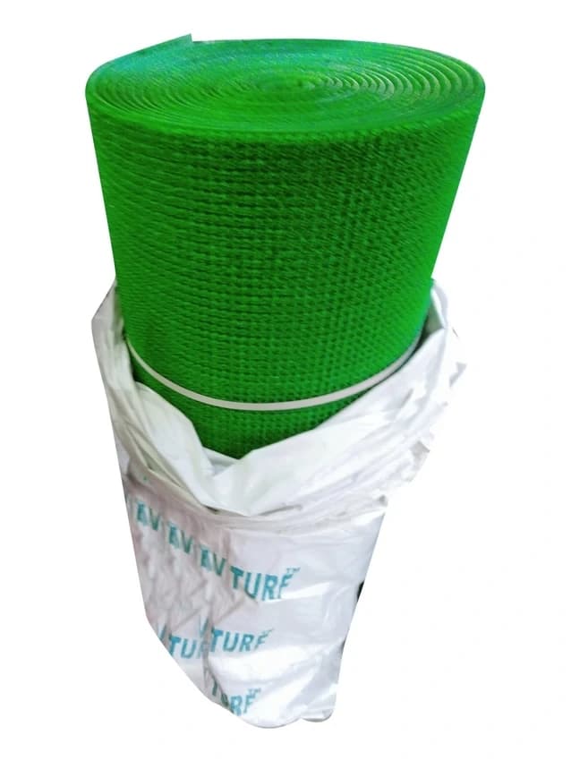 Green PVC Plastic Turf Mat Roll
