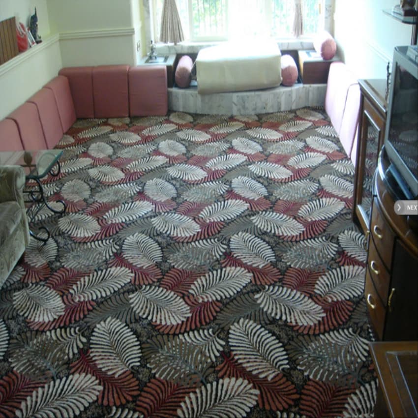 Burhani Furnishings Brown Printed Wall To Wall Carpet, For Floor, Size/Dimension: 4mtr By 25mtr