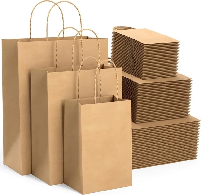 Plain Small Brown Carry Bag, Capacity: 3 Kg
