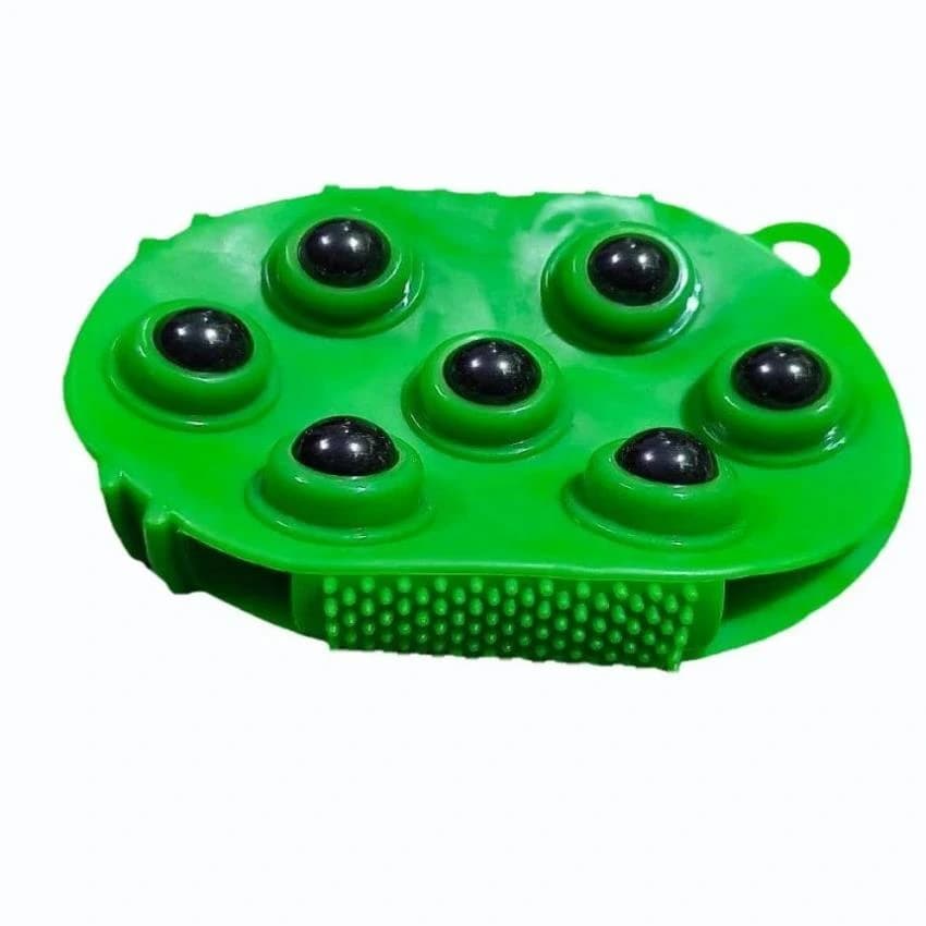 Rubber Brush Magnetic Hand Exercise Ball
