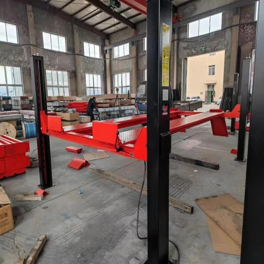 Stainless Steel Four Post Lift, For Servicing