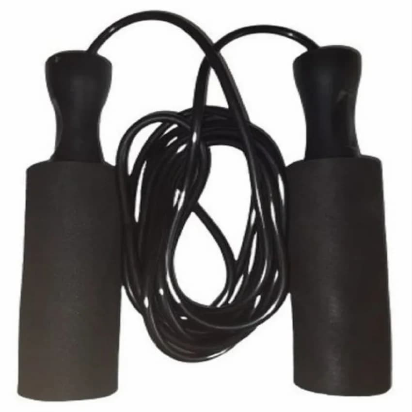 Black Foam Nylon Skipping Rope, For Gym And Outdoor Workout