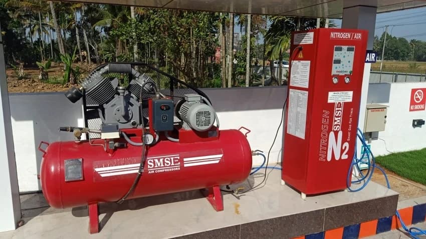 Digital Nitrogen Tyre Inflator, For Workshop, 100 Volt