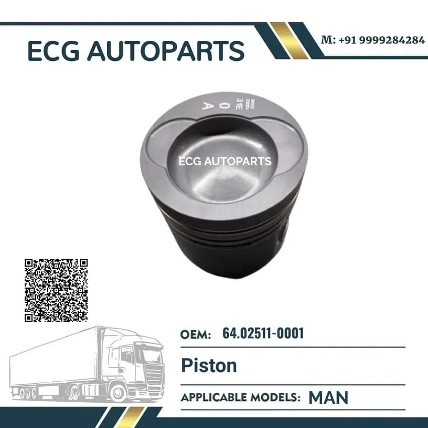 Finished Alluminium Alloy Piston Set MAN Truck