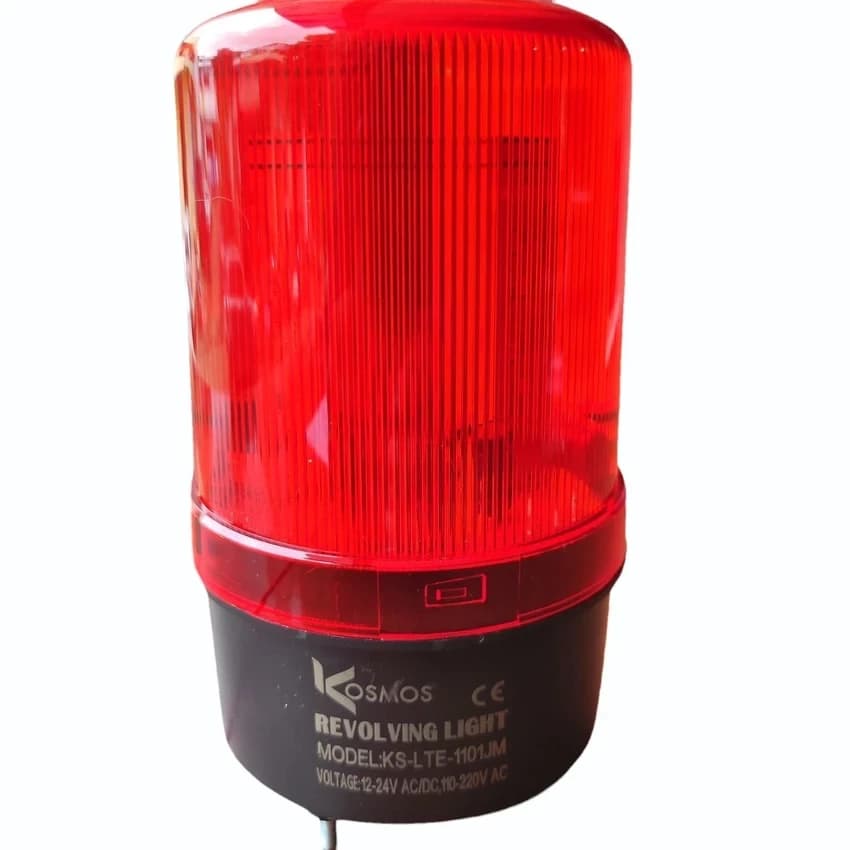 KOSMOS Red Revolving Siren Light