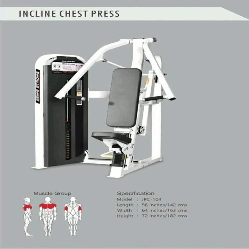 Incline Vertical Chest Press Gym Machine BSW 32