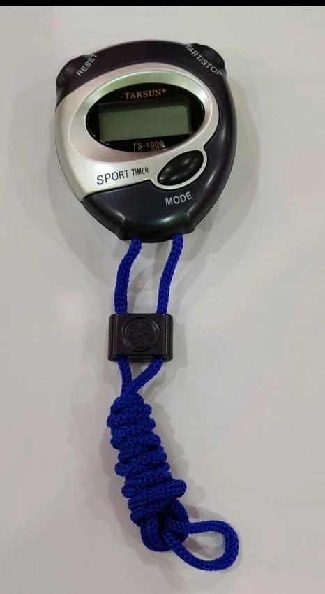 Black Digital Stop Watch, For Sports