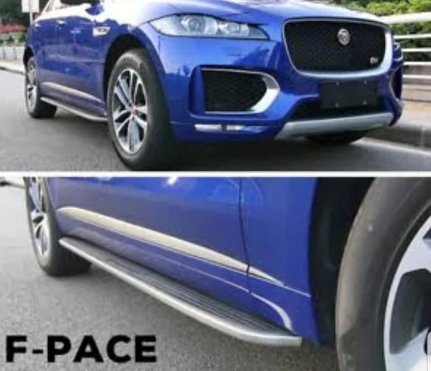 Aluminium Black Jaguar F Pace Side Footrest, For Car