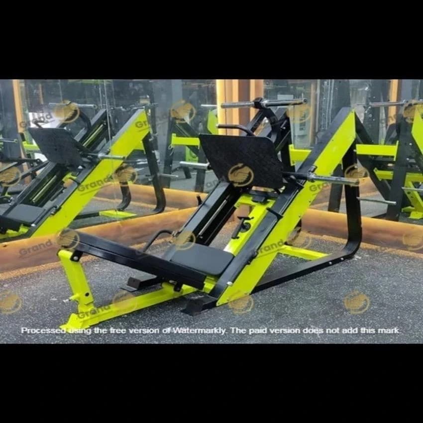 Commercial Machine Manual Machine 45 Degree Leg Press, For Gym, Model Name/Number: GSF-087LGPS