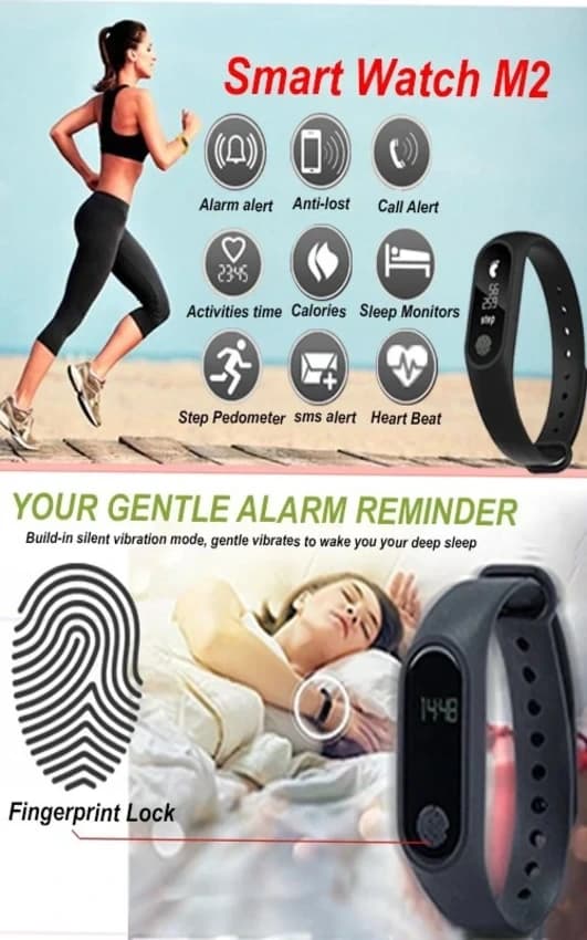 APG Smart Watch M2, Rectangular