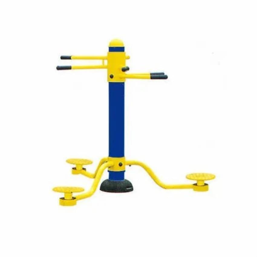 Iron Pipe Triple Twister Exercise, For Gym, Packaging Type: Box