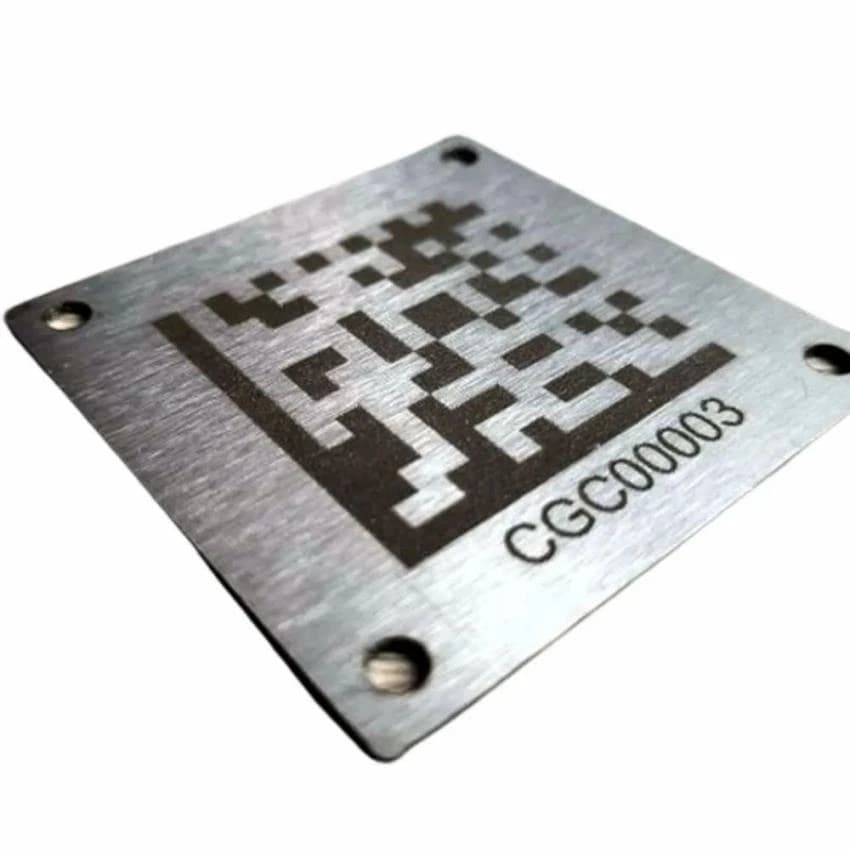 Printed SS Barcode Label, For Commercial