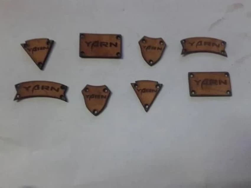 Laser Cutting Leather Patch