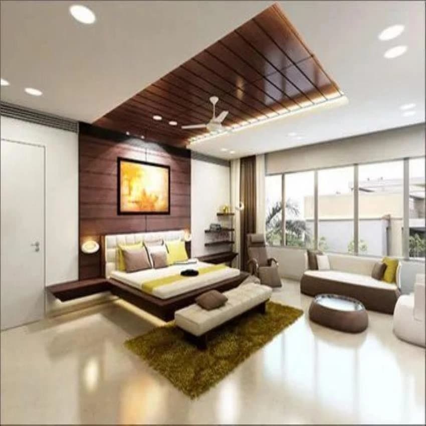 Modular Kitchen & Wardrobe Residential Interior Designing Service, Work Provided: Wood Work & Furniture, 350 Square Feet