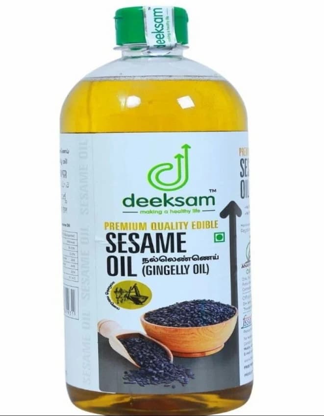 1 L Deeksam Wood Cold Pressed Sesame Oil