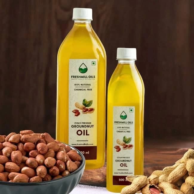 Cold Pressed Groundnut Oil