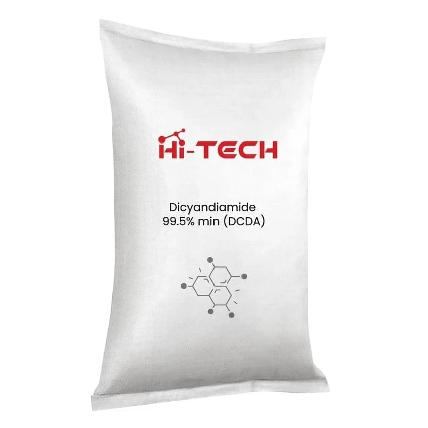 Chemical Grade White Dicyandiamide 99.5%Min (Dcda), HDPE Bag, 25 Kg