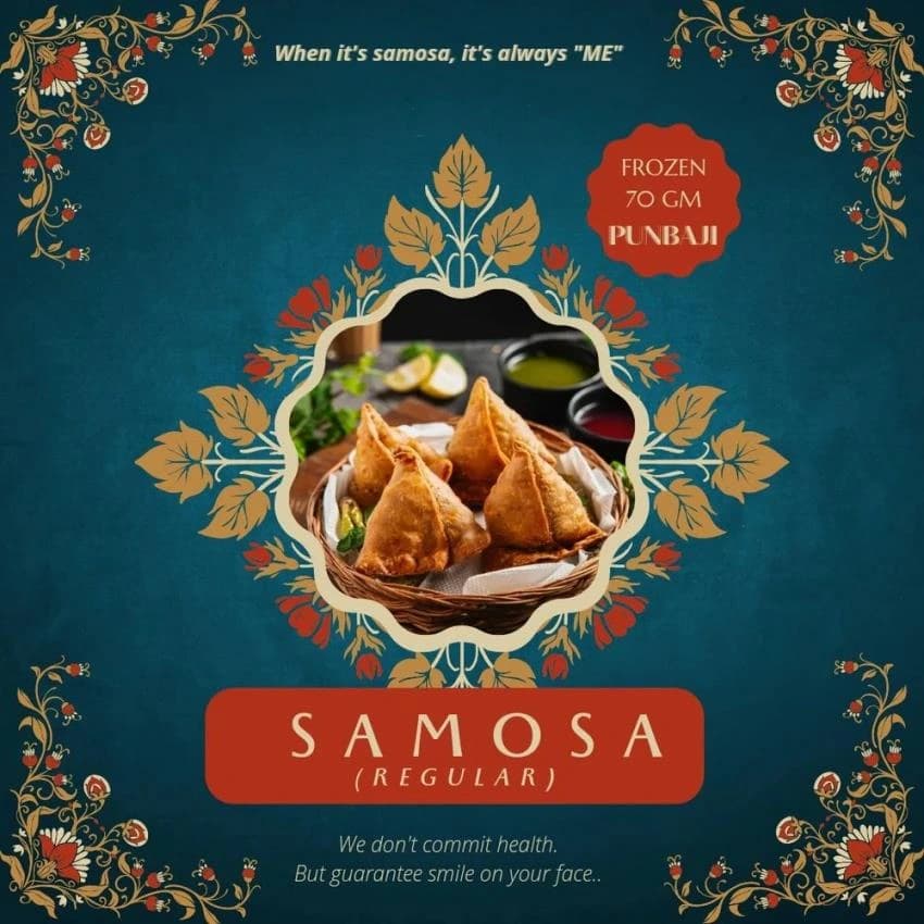 Quick Bite Snack Frozen Punjabi Samosa