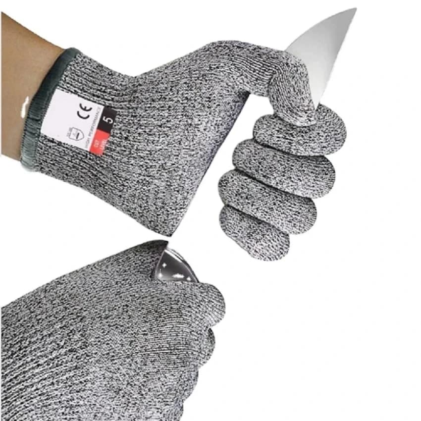 Nylon Cut Resistant Gloves, For Home & Industrial, Size: Medium