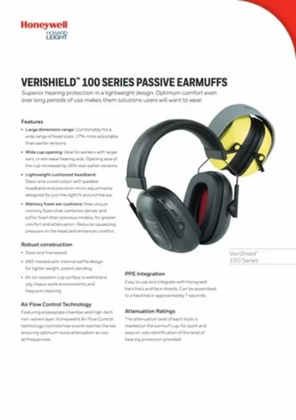 Honeywell VS 130 Ear Muff