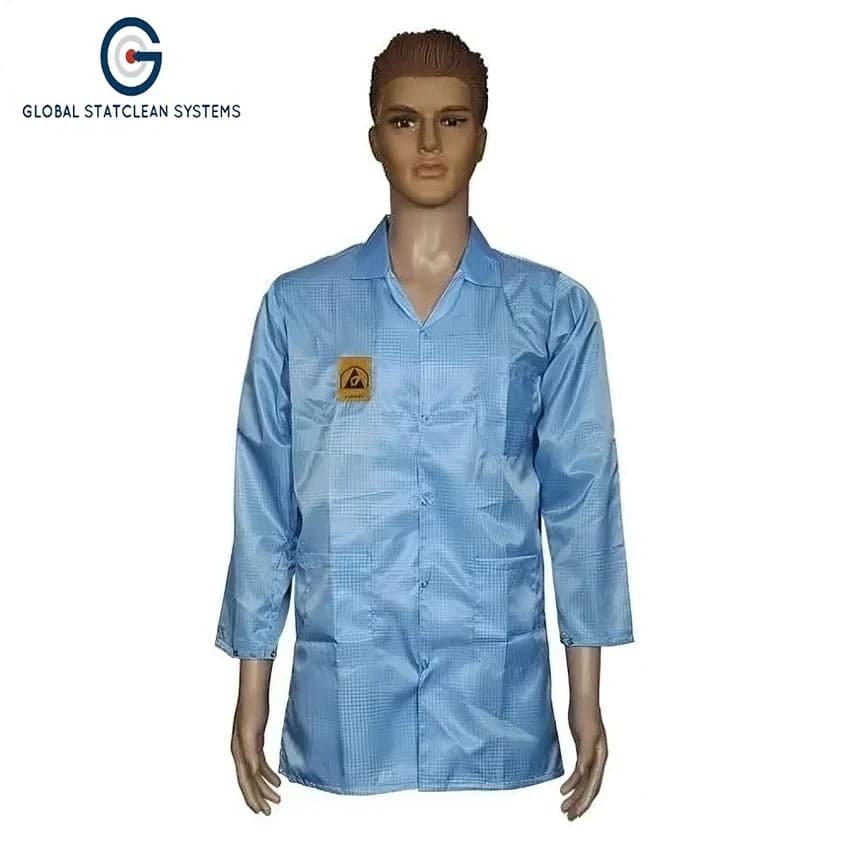 Unisex Polyester Globalss- ESD Lab Coats, For Laboratory, Machine wash