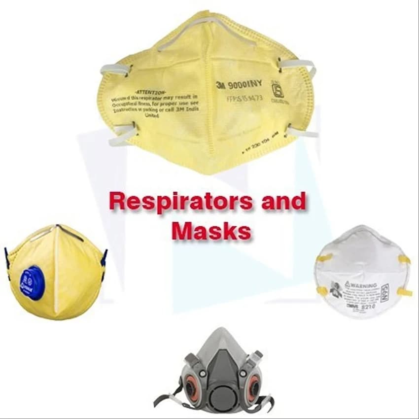 Cotton/polyester Blend Reusable Respirators and Masks, For Lab / Clinic / Hospital