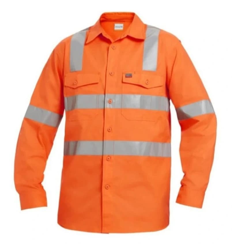Cotton Fluorescent Reflective Jacket, For Construction