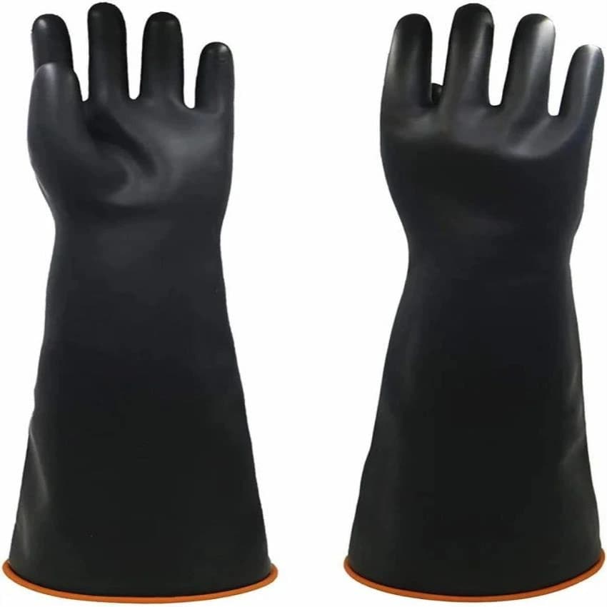 DARIT Black Industrial Rubber Gloves