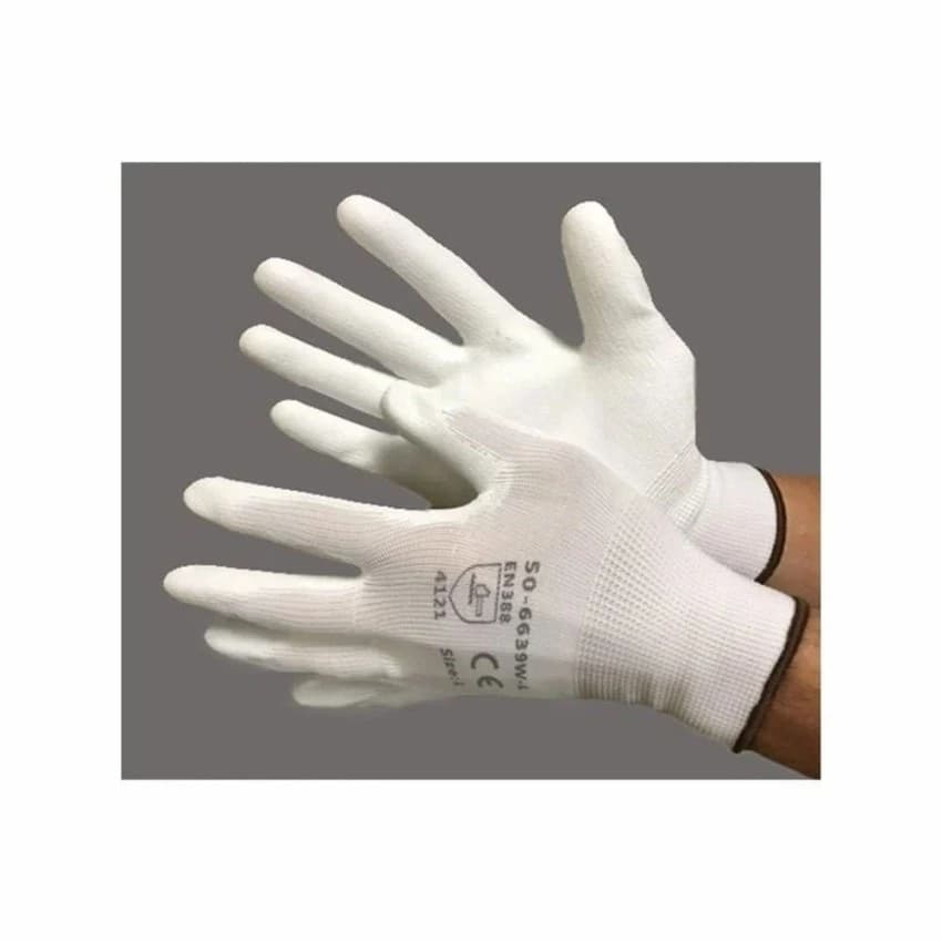 Nylon Gloves with Polyurethane Coating (KY15)