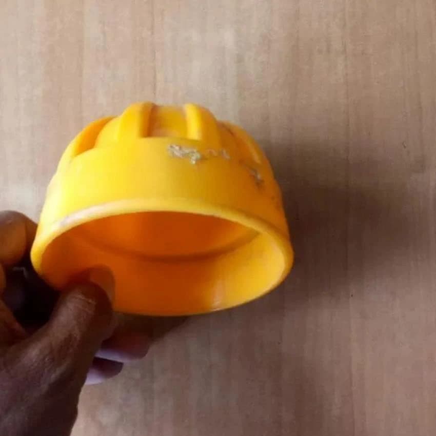 Yellow Top Cap For Outdoor Machines, For Gym