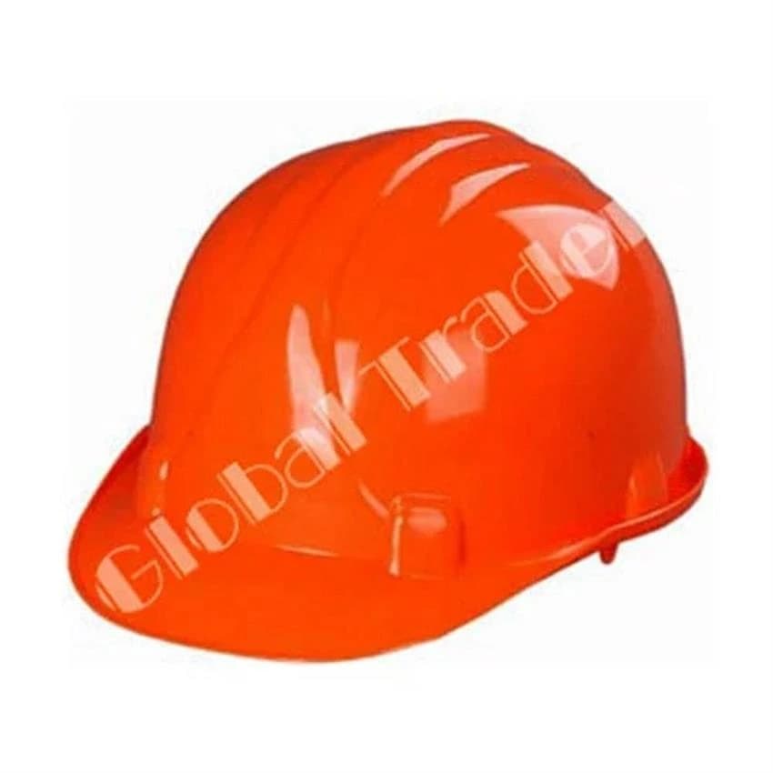 ABS Orange Construction Safety Helmet, Size: 540 - 590 mm