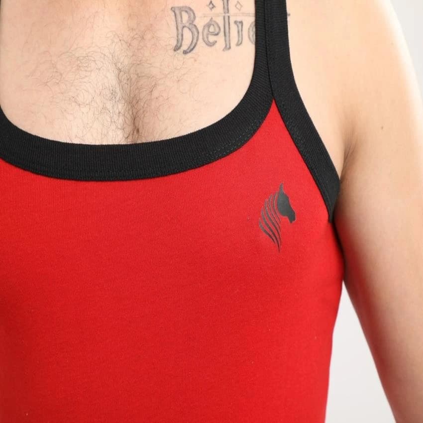 Plain Men's Cotton Gym Vest