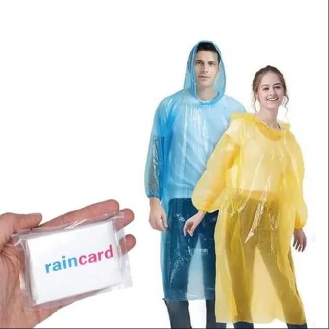 Unisex M Disposable Raincoat Poncho
