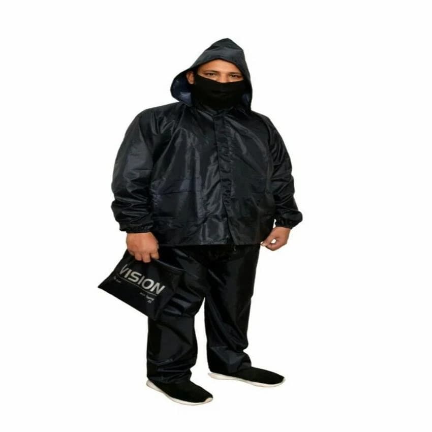 Plain Full Sleeve Rain Suit ., Size: Free Size