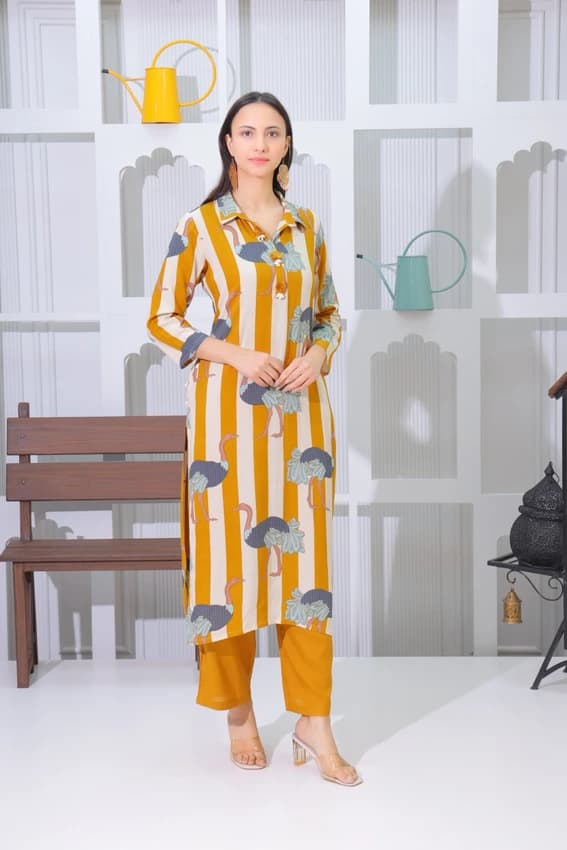 Night collar kurta