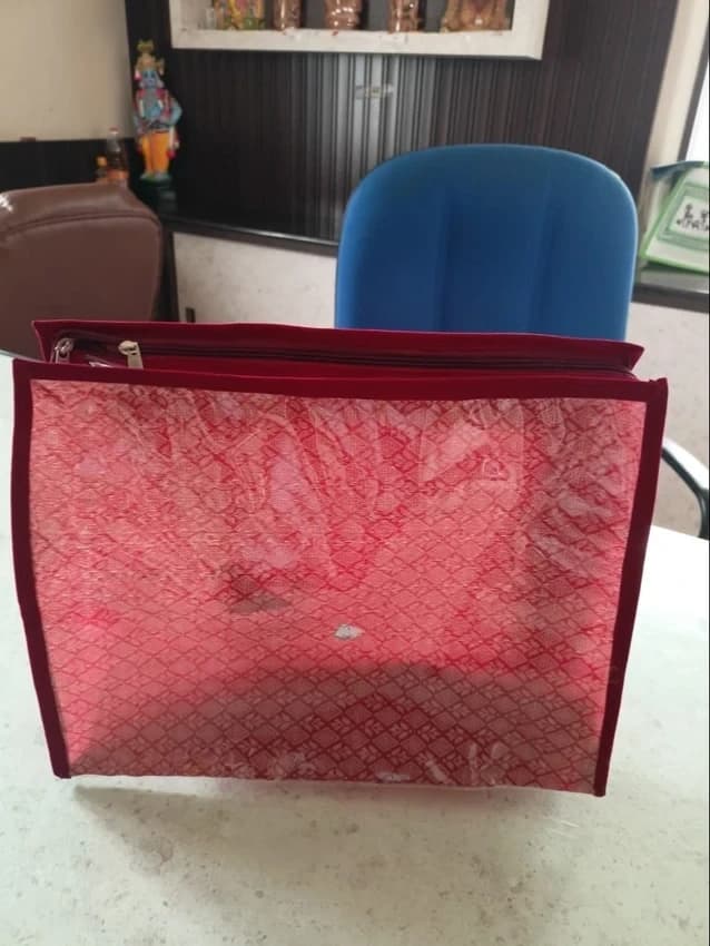 Red Saree Non Woven Lehenga Cover