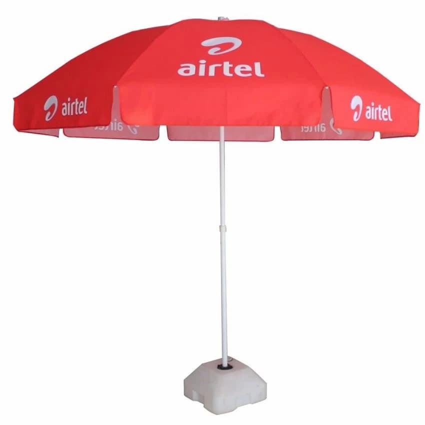Manual 2 Fold Advertising Standee Umbrella