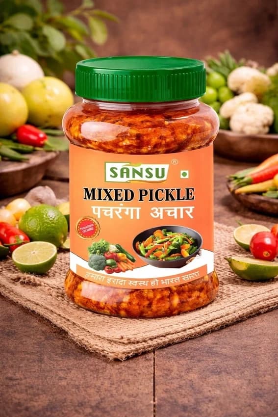 Sansu mixed pickle, 450gm