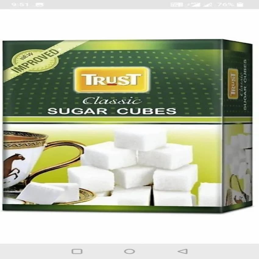 White Sugar Cubes