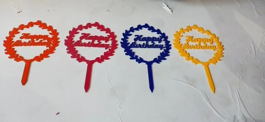 Acrylic Cake Topper