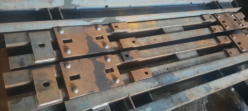 Steel Railway Channel Sleeper, 1676 mm