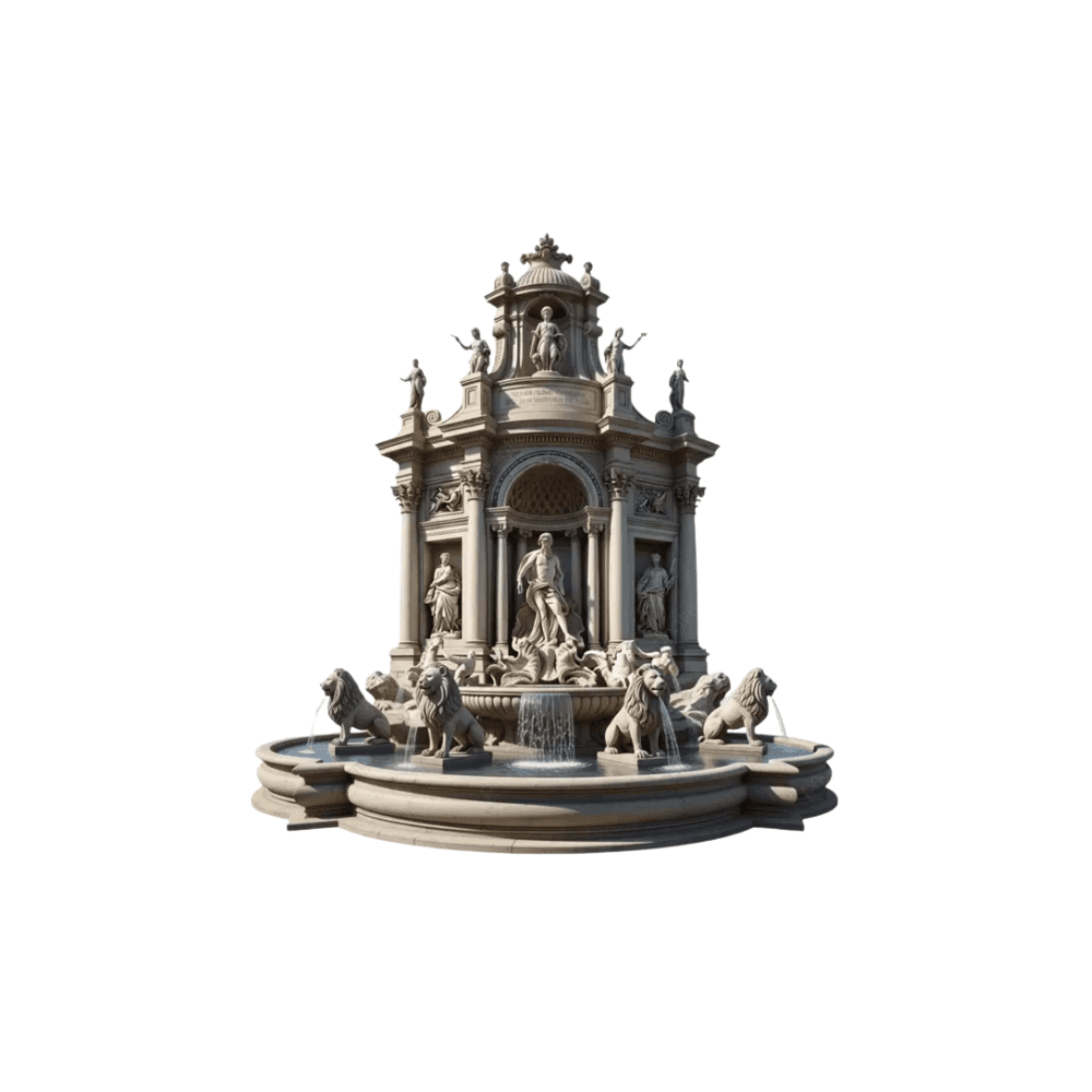 Fountain Statue Showpiece