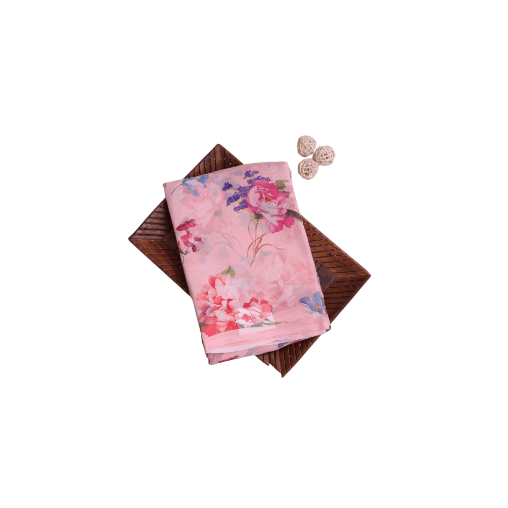 Printed Chiffon Saree