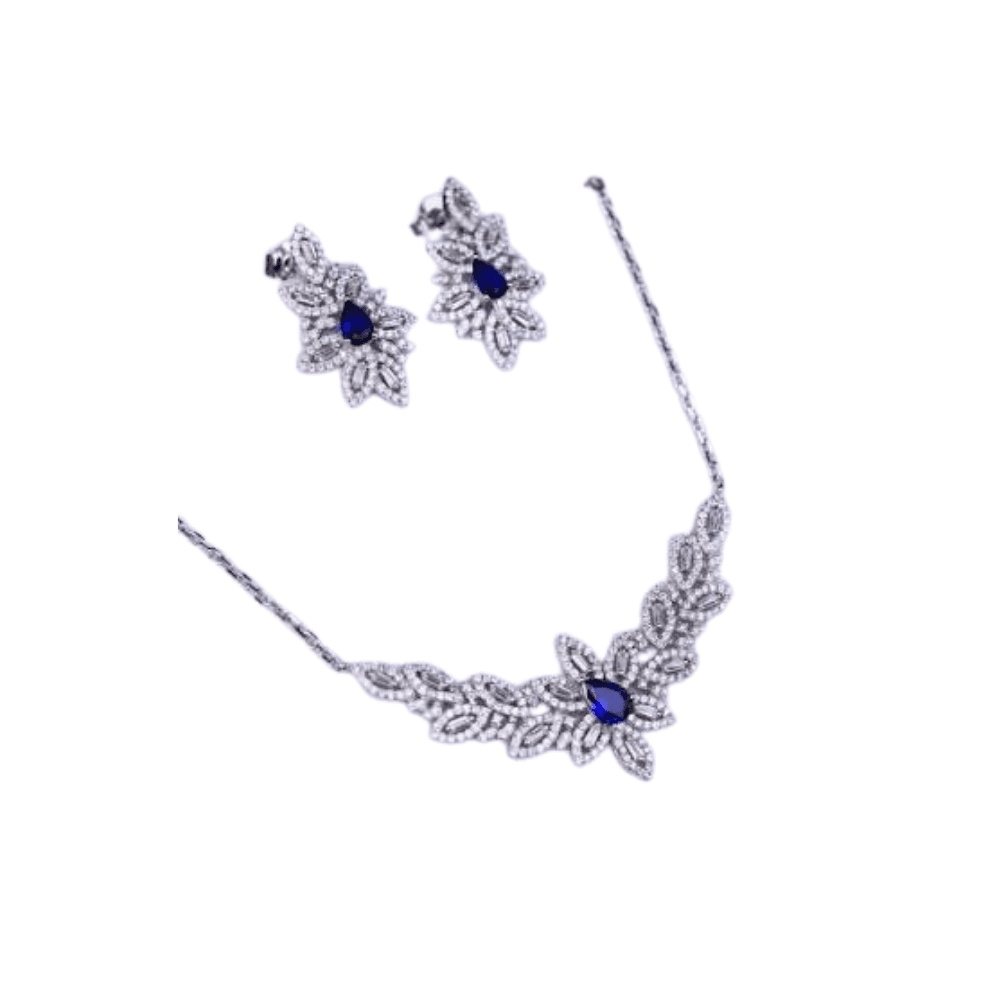Silver Necklace Set