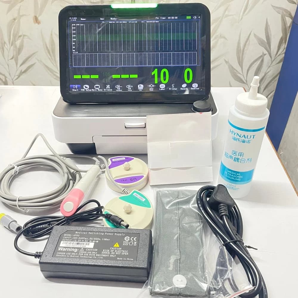 Continuous KMS FETAL MONITOR KM-1409T1, Power Doppler